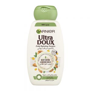 شامپو آبرسان گارنیه Garnier سری Ultra Doux مدل Almond Milk حجم 250 میل