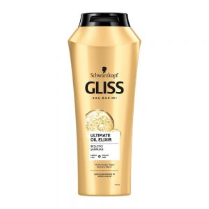 شامپو ترمیم کننده مو Gliss مدل Ultimate Oil Elixir جلوگیری از شکنندگی مو حجم 500 میل
