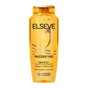 شامپو ترمیم کننده موی سر لورآل L'Oreal مدل Mucizevi Yag حاوی روغن کاملیا و مارولا حجم 300 میل