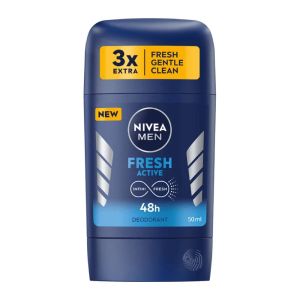 استیک ضد تعریق مردانه نیوآ Nivea مدل Fresh Active تنظیم مؤثر تعریق پوست حجم 50 میل