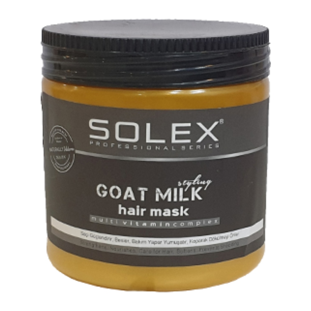 ماسک مو Solex مدل Goat Milk حاوی شیر بز حجم 500 میل