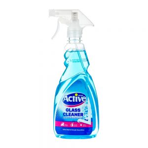 اسپری شیشه پاک کن اکتیو Active مدل Blue رنگ آبی حجم 500 میل