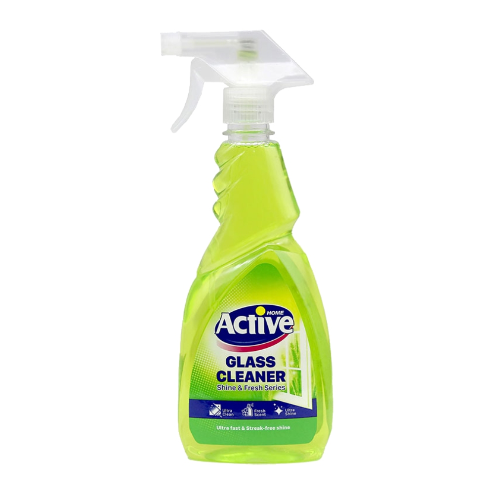 اسپری شیشه پاک کن اکتیو Active مدل Green رنگ سبز حجم 500 میل