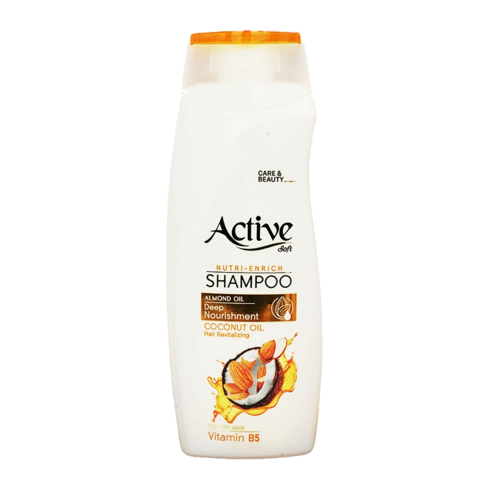 شامپو موی سر اکتیو Active مدل Deep Nourishment تغذیه کننده موهای خشک حجم 350 میل