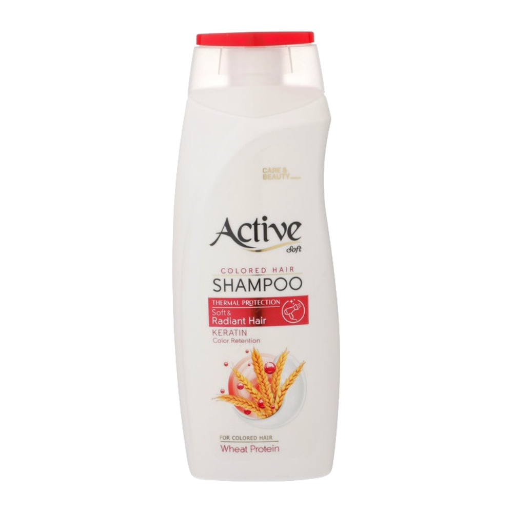 شامپو موی سر اکتیو Active مدل Radiant Hair مناسب موهای رنگ شده حجم 350 میل