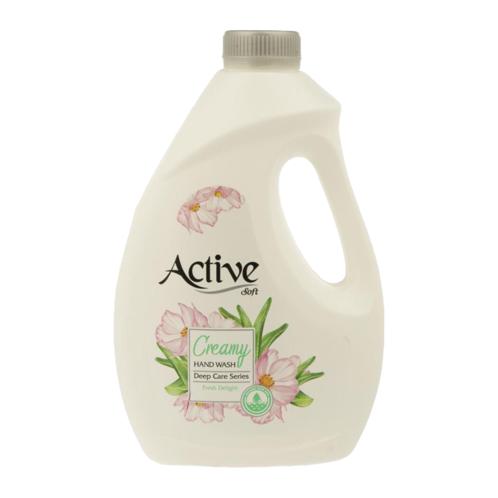 مایع دستشویی اکتیو Active مدل Fresh Delight آبرسان پوست وزن 2000 گرم