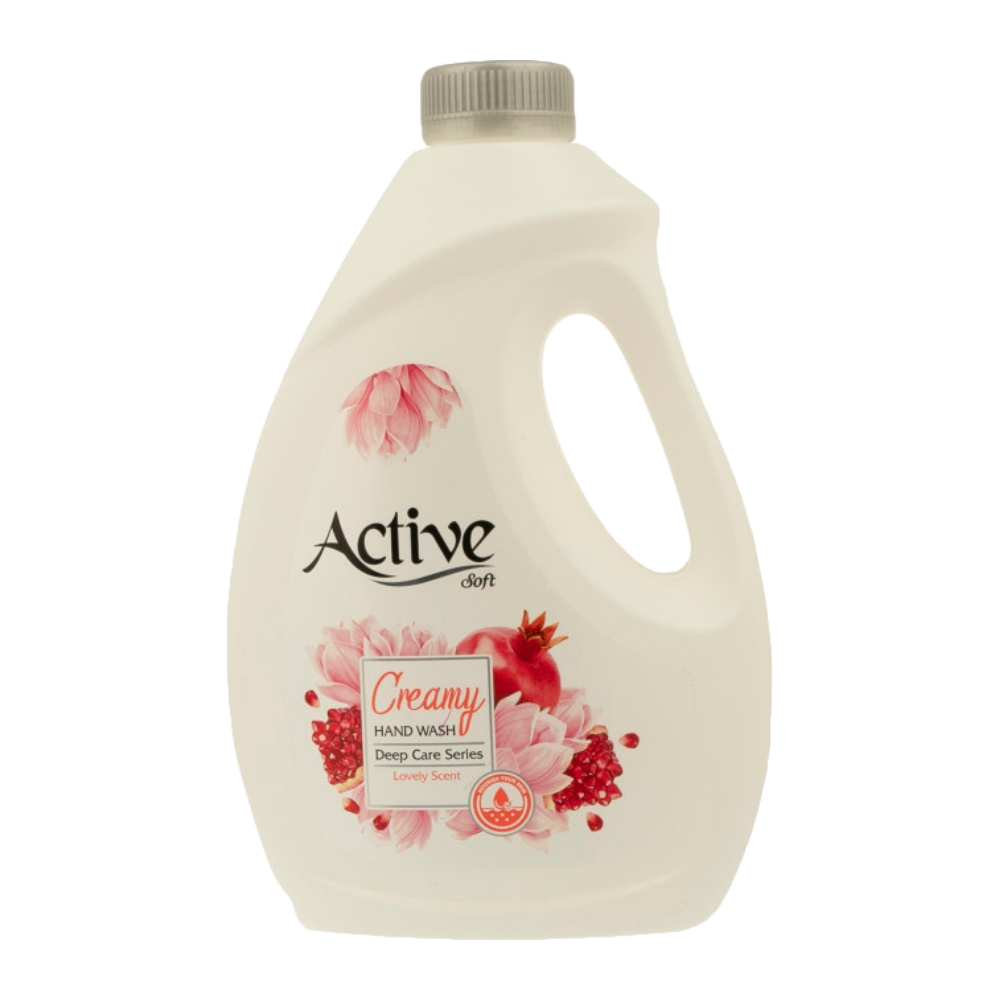 مایع دستشویی اکتیو Active مدل Lovely Scent حاوی عصاره انار وزن 2000 گرم