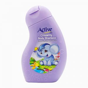 شامپو بدن کرمی کودک اکتیو Active مدل Purple رنگ بنفش وزن 250 گرم