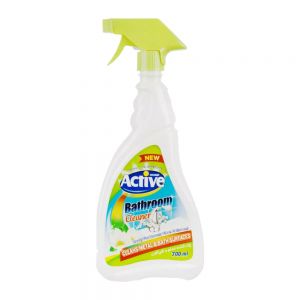 اسپری پاک کننده حمام و شیرآلات اکتیو Active مدل Bathroom Cleaner حجم 700 میل