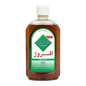 مایع گندزدای سطوح افروز Afrooz آنتی باکتریال حجم 500 میل