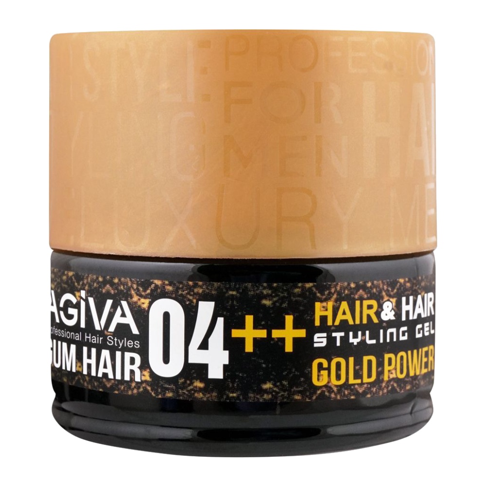 ژل موی سر آگیوا Agiva مدل Gold Power شماره 04 حجم 700 میل