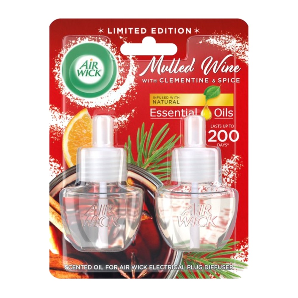 یدک خوشبو کننده هوا ایرویک Air Wick مدل Mulled Wine حجم 38 میل