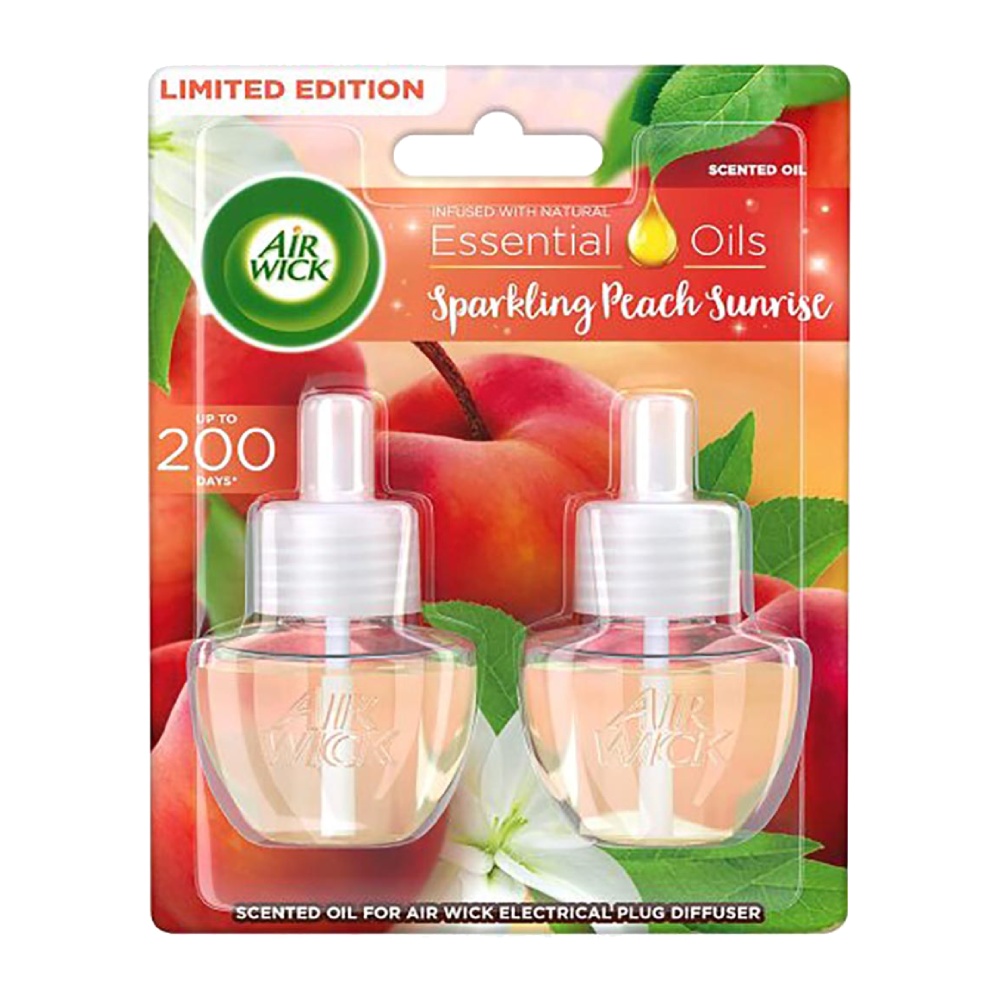 یدک خوشبو کننده هوا ایرویک Air Wick مدل Sparkling Peach Sunrise حجم 38 میل