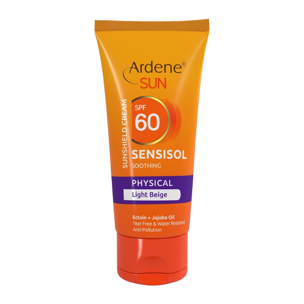 کرم ضد آفتاب رنگی آردن Ardenee مدل Physical حاوی SPF60 رنگ بژ حجم 50 میل