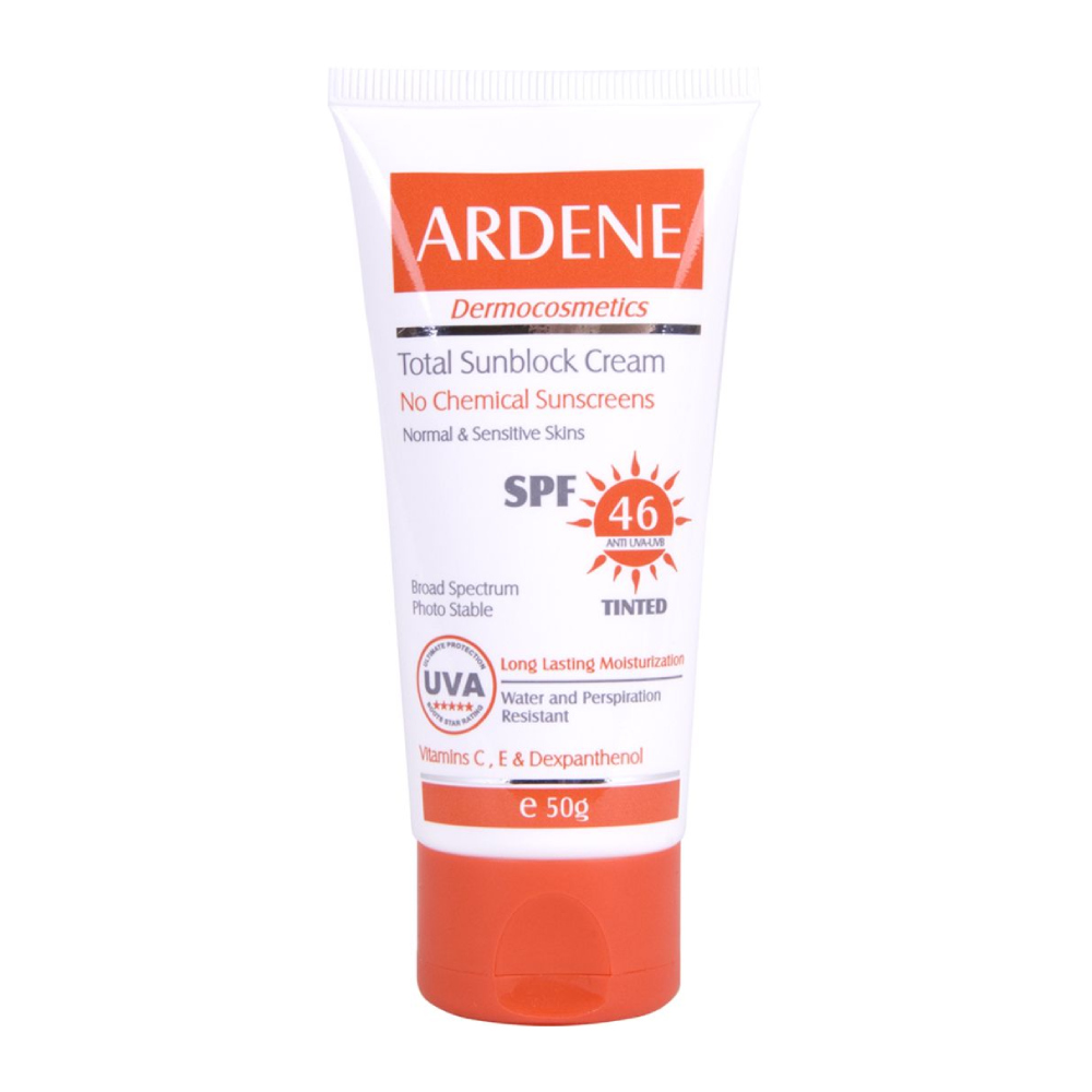 کرم ضد آفتاب رنگی آردن Ardenee حاوی SPF64 مناسب پوست معمولی و حساس حجم 50 میل