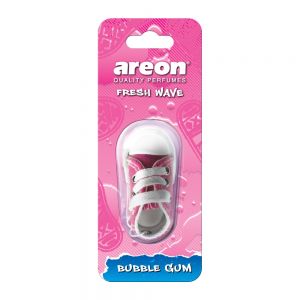 خوشبو کننده آویزی اتوموبیل Areon سری Fresh Wave مدل Bubble Gum رایحه آدامس وزن 20 گرم