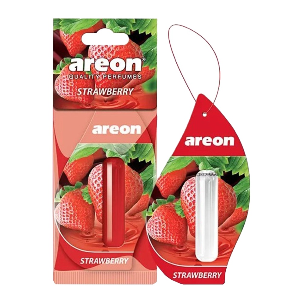 خوشبو کننده قطره ای Areon مدل Strawberry رایحه توت فرنگی حجم 5 میل