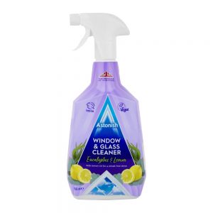 اسپری شیشه پاک کن Astonish مدل Eucalyptus And Lemon رایحه اکالیپتوس و لیمو حجم 750 میل