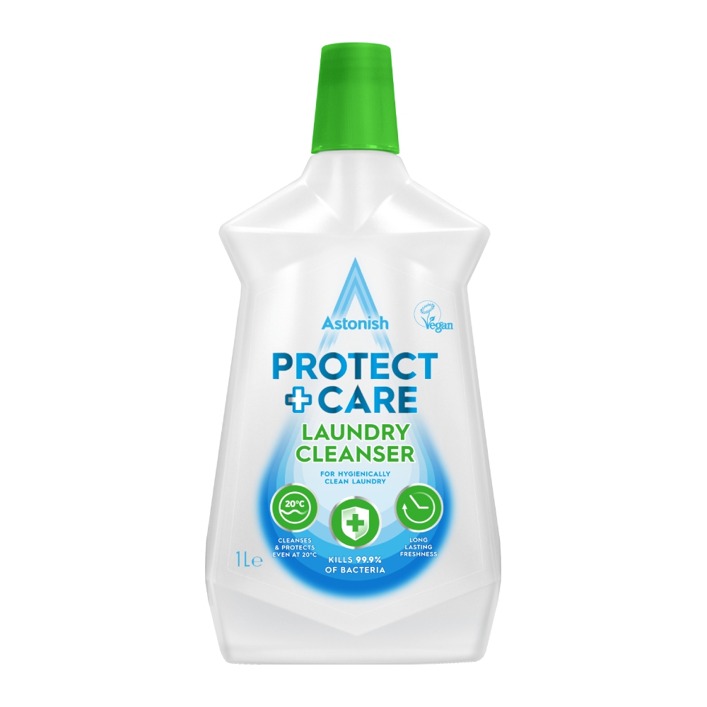 مایع شوینده لباس Astonish مدل Protect + Care آنتی باکتریال حجم 1000 میل