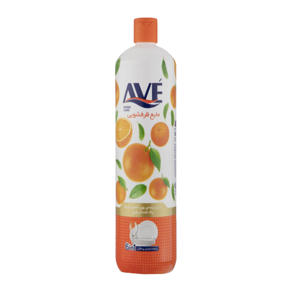 مایع ظرفشویی اوه Ave مدل Orange رایحه پرتقال وزن 1000 گرم