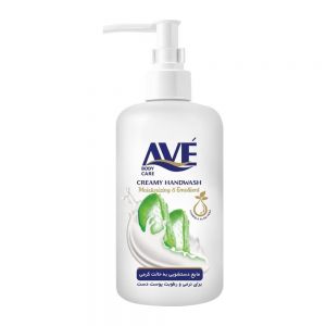 مایع دستشویی اوه Ave مدل Milk And Aloe Vera حاوی عصاره شیر و آلوئه ورا وزن 450 گرم