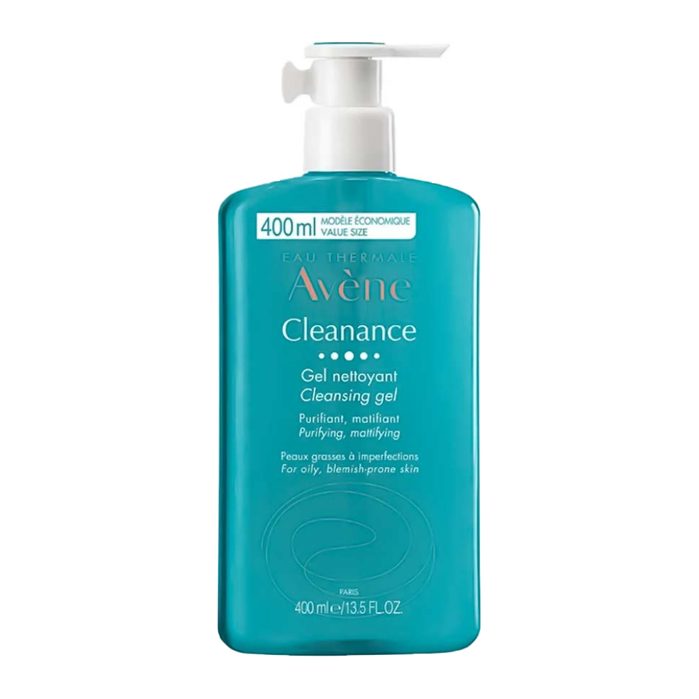 ژل شستشوی پوست Avene مدل Cleanance مناسب پوست چرب و مستعد جوش حجم 400 میل