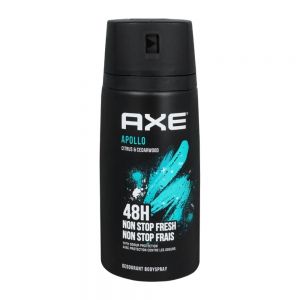 اسپری ضد تعریق بدن اکس AXE مدل Apollo Citrus And Cedarwood رایحه چوب سدر و مرکبات حجم 150 میل