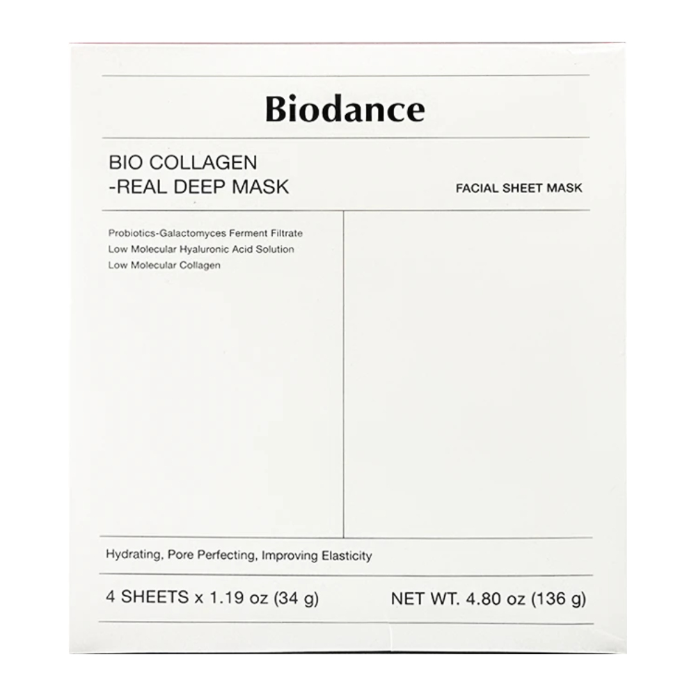 ماسک صورت ورقه ای Biodance مدل Bio Collagen جوانساز پوست وزن 34 گرم