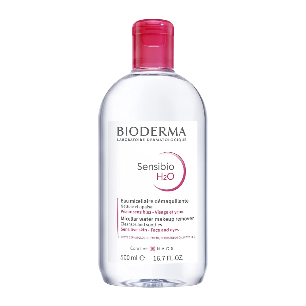 محلول پاک کننده آرایش بایودرما Bioderma مدل Sensibio H2O حجم 500 میل