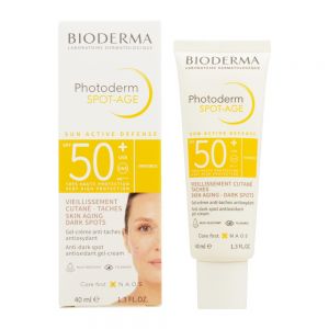 ژل کرم ضد آفتاب بایودرما Bioderma مدل Spot Age جلوگیری از پیری زود رس پوست حجم 40 میل