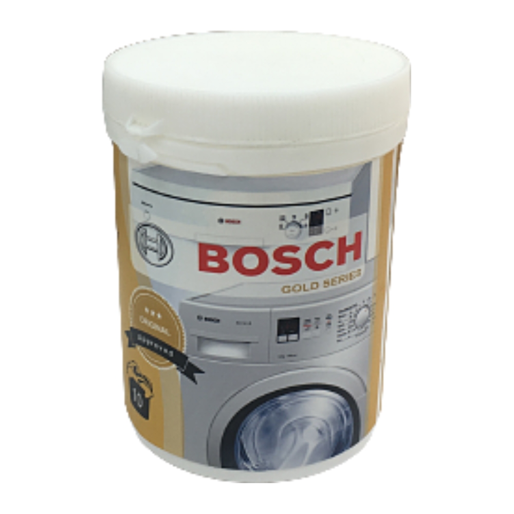 پودر جرم گیر ماشین لباسشویی بوش Bosch مدل Gold Series وزن 350 گرم