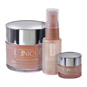 پک آبرسان مراقبتی پوست کلینیک  Clinique مدل Moisture Surge بسته 3 عددی