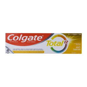 خمیر دندان کلگیت Colgate مدل Total 12 جلوگیری از ایجاد پلاک حجم 75 میل