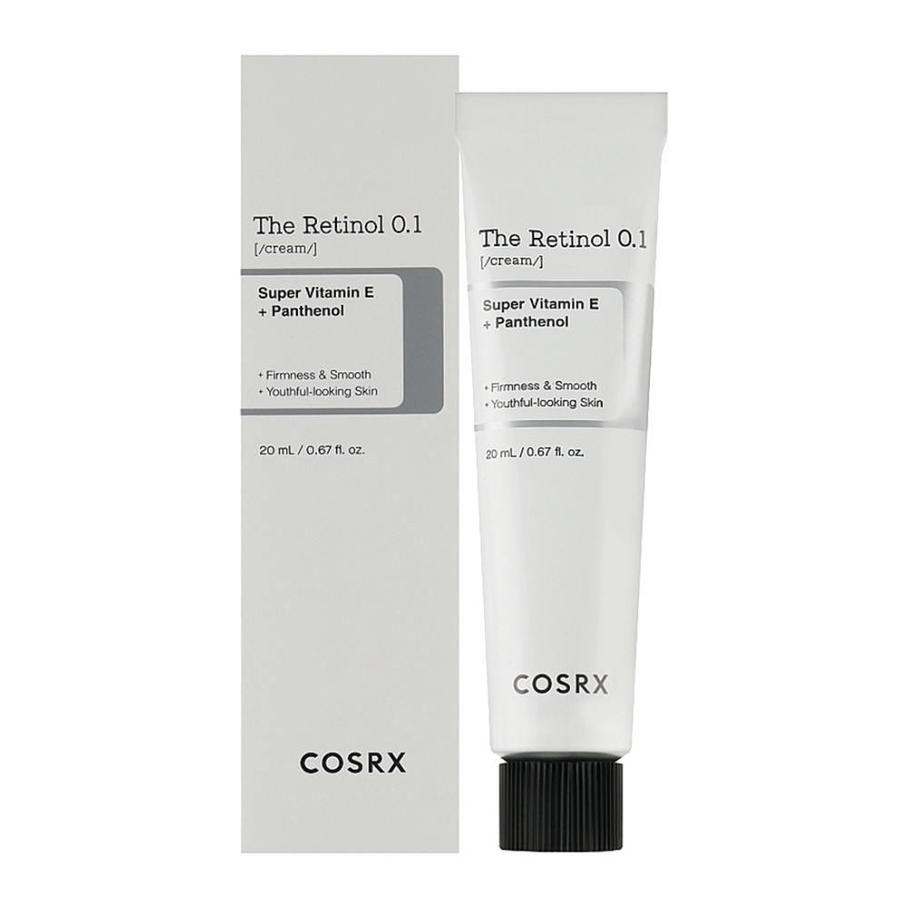 کرم ترمیم کننده پوست Cosrx مدل Retinol 0.1 مناسب انواع پوست حجم 20 میل