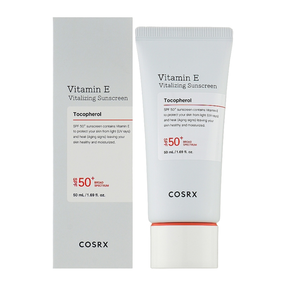 کرم ضد آفتاب Cosrx مدل Vitamin E Vitalizing حاوی SPF50 حجم 50 میل