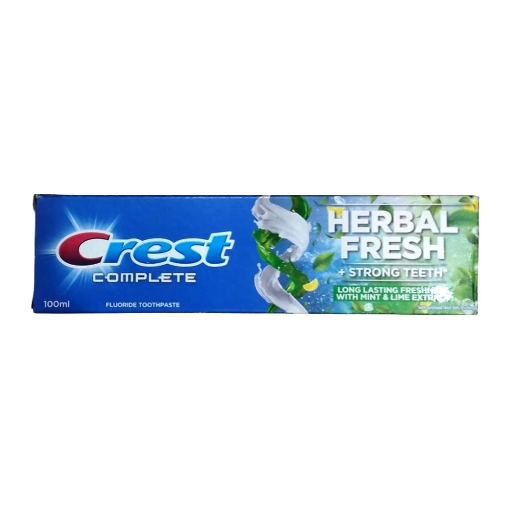 خمیر دندان کرست Crest مدل Herbal Fresh محافظ مینای دندان حجم 100 میل