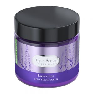 ژل اسکراب شکری بدن دیپ سنس Deep Sense مدل Lavender حجم 400 میل