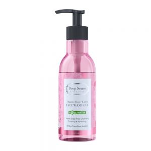 ژل شستشو صورت دیپ سنس Deep Sense مدل Organic Rose Water حجم 250 میل