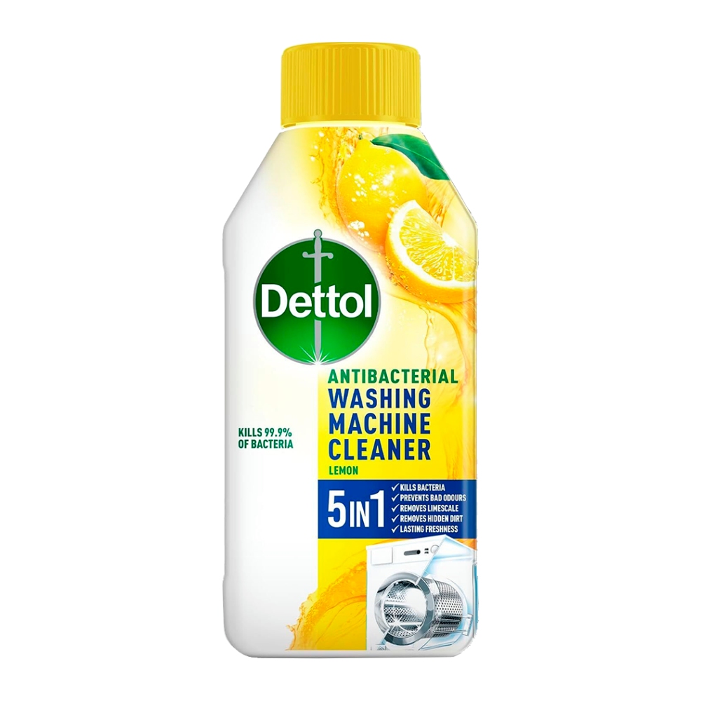 مایع پاک کننده ماشین لباسشویی دتول Dettol رایحه لیمو حجم 250 میل