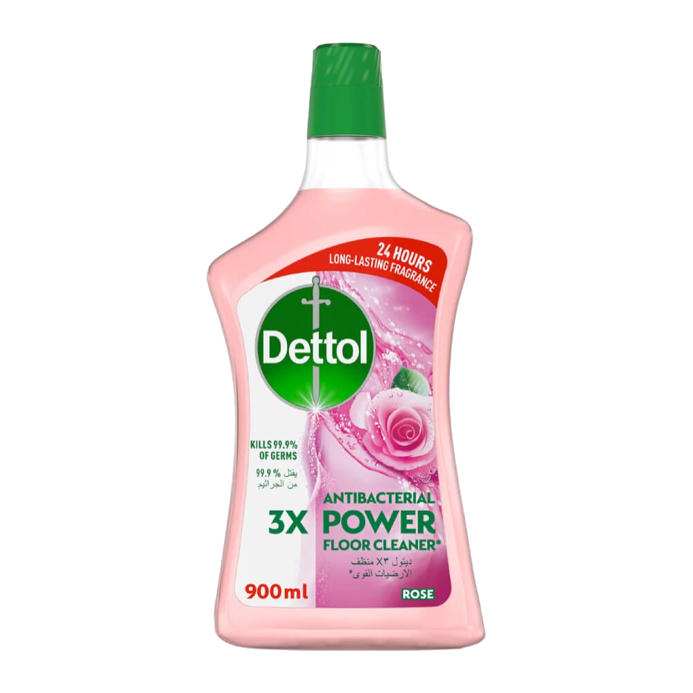 مایع کف شوی دتول Dettol مدل Power رایحه گل رز حجم 900 میل