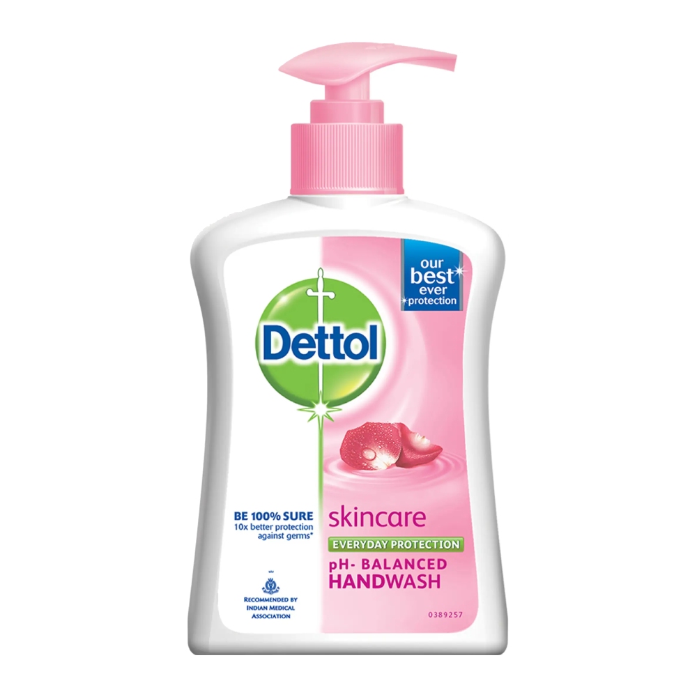 مایع دستشویی دتول Dettol مدل Skin Care مناسب مصرف روزانه حجم 210 میل