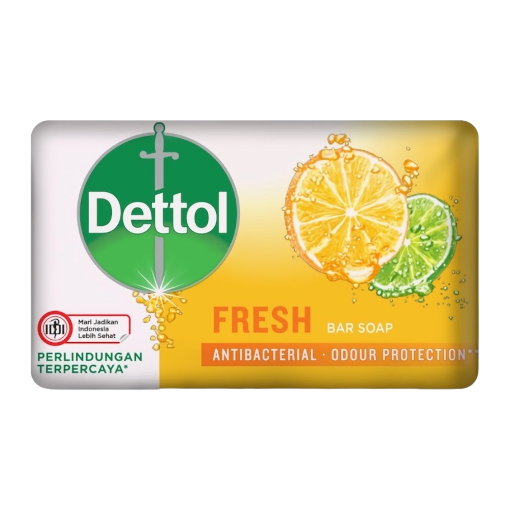 صابون حمام آنتی باکتریال دتول Dettol مدل Fresh رایحه مرکبات وزن 100 گرم