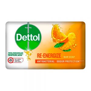 صابون حمام آنتی باکتریال دتول Dettol مدل Re-Energize رایحه پرتقال وزن 100 گرم