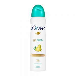 اسپری ضد تعریق زنانه داو Dove مدل Pear And Aloe Vera رایحه گلابی و آلوئه ورا حجم 150 میل