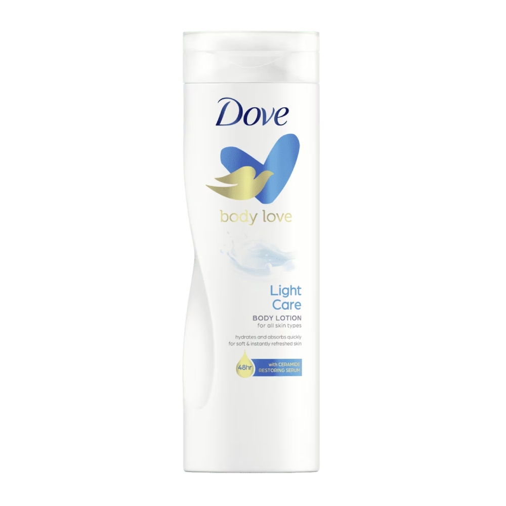 لوسیون بدن داو Dove مدل Light Care مناسب پوست های معمولی حجم 400 میل