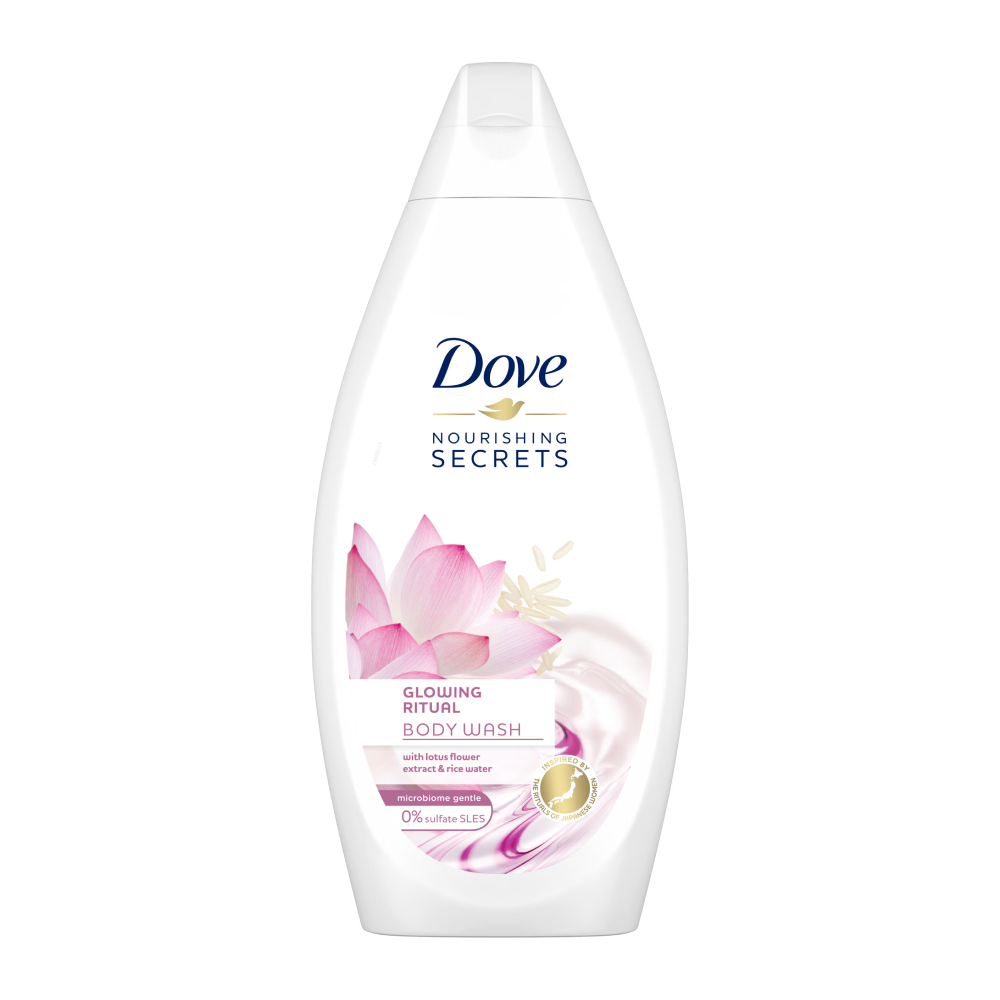 شامپو بدن داو Dove سری Nourishing Secrets مدل Glowing Ritual حجم 500 میل