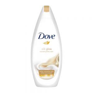 شامپو بدن داو Dove مدل Silk Glow حاوی عصاره ابریشم حجم 500 میل