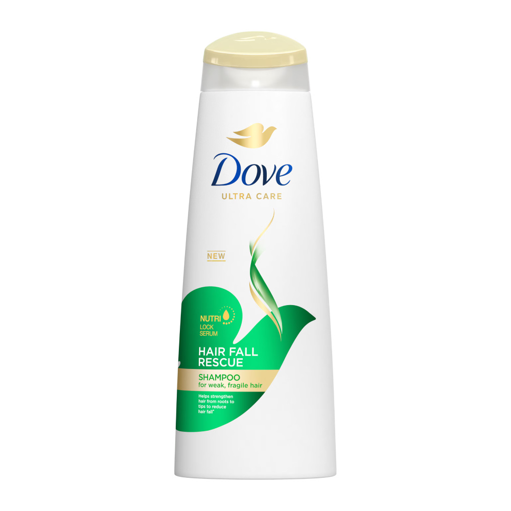 شامپو ترمیم کننده موی سر Dove مدل Hair Fall Rescue ضد ریزش مو حجم 330 میل