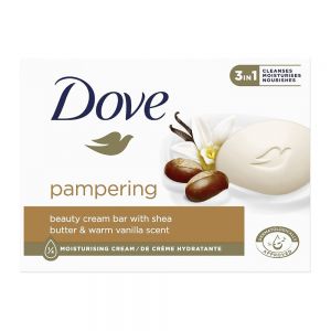 صابون زیبایی داو Dove سری Pampering مدل Shea Butter And Warm Vanilla وزن 135 گرم