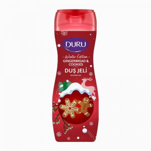 شامپو بدن دورو Duru مدل Gingerbread And Cookies رایحه نان زنجبیلی و کلوچه حجم 450 میل